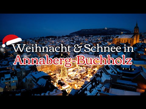 Schnee &amp; Weihnacht in Annaberg-Buchholz | 4K